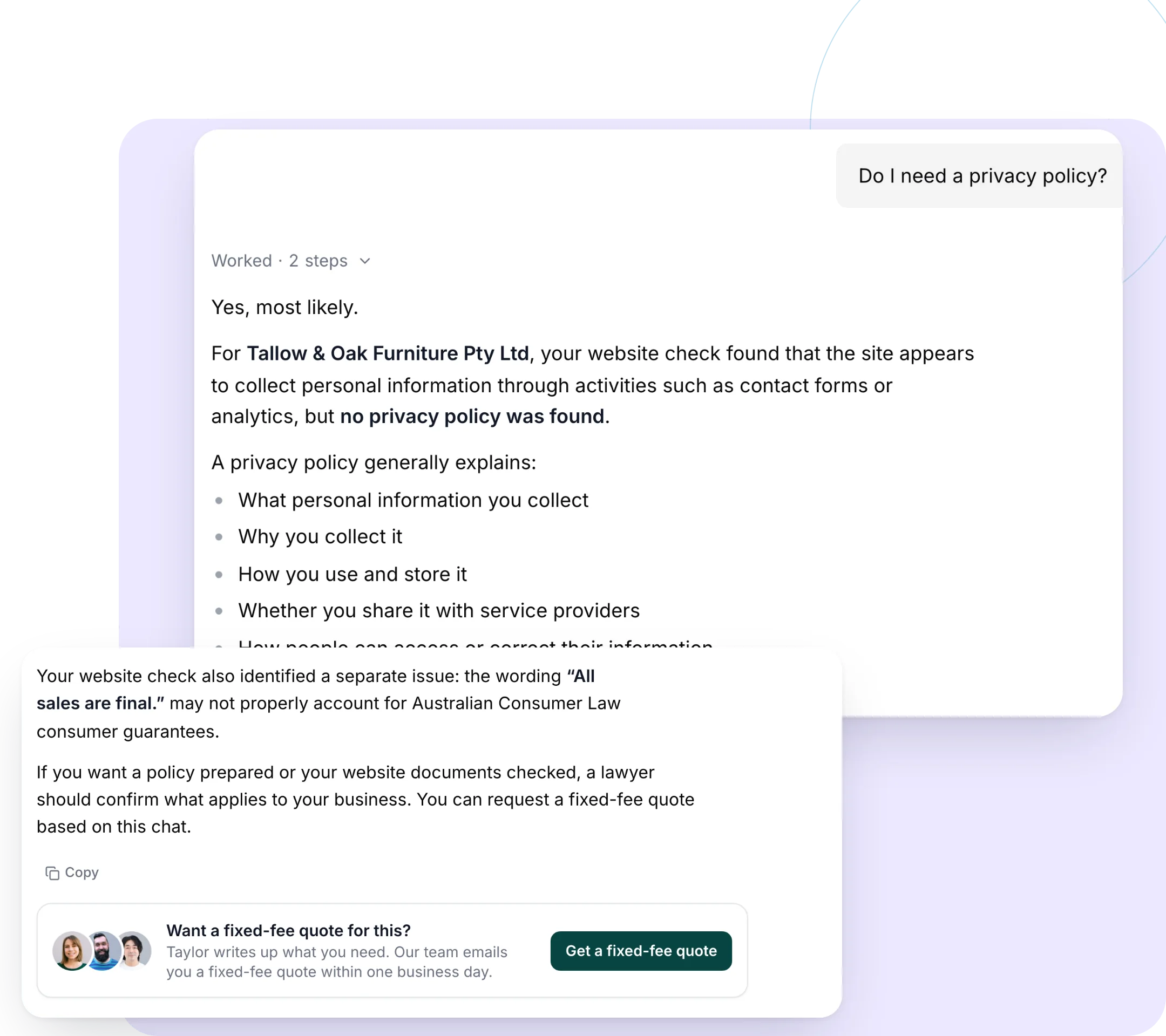 Chat with Taylor AI