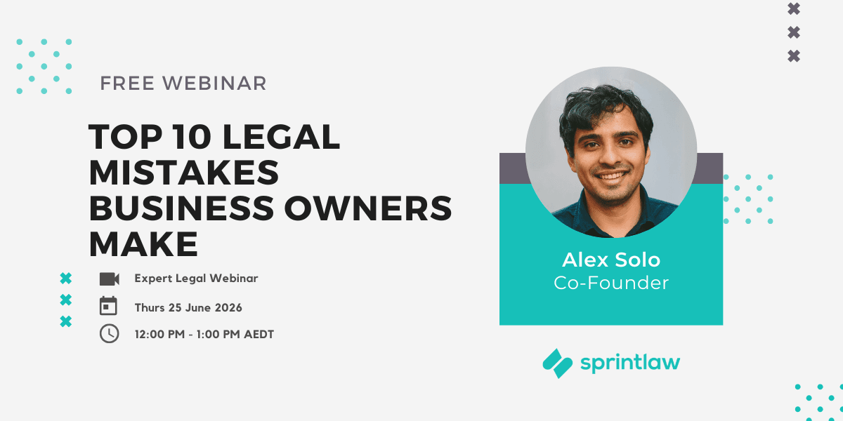 Webinar thumbnail for Top 10 Legal Mistakes Business Owners Make.
