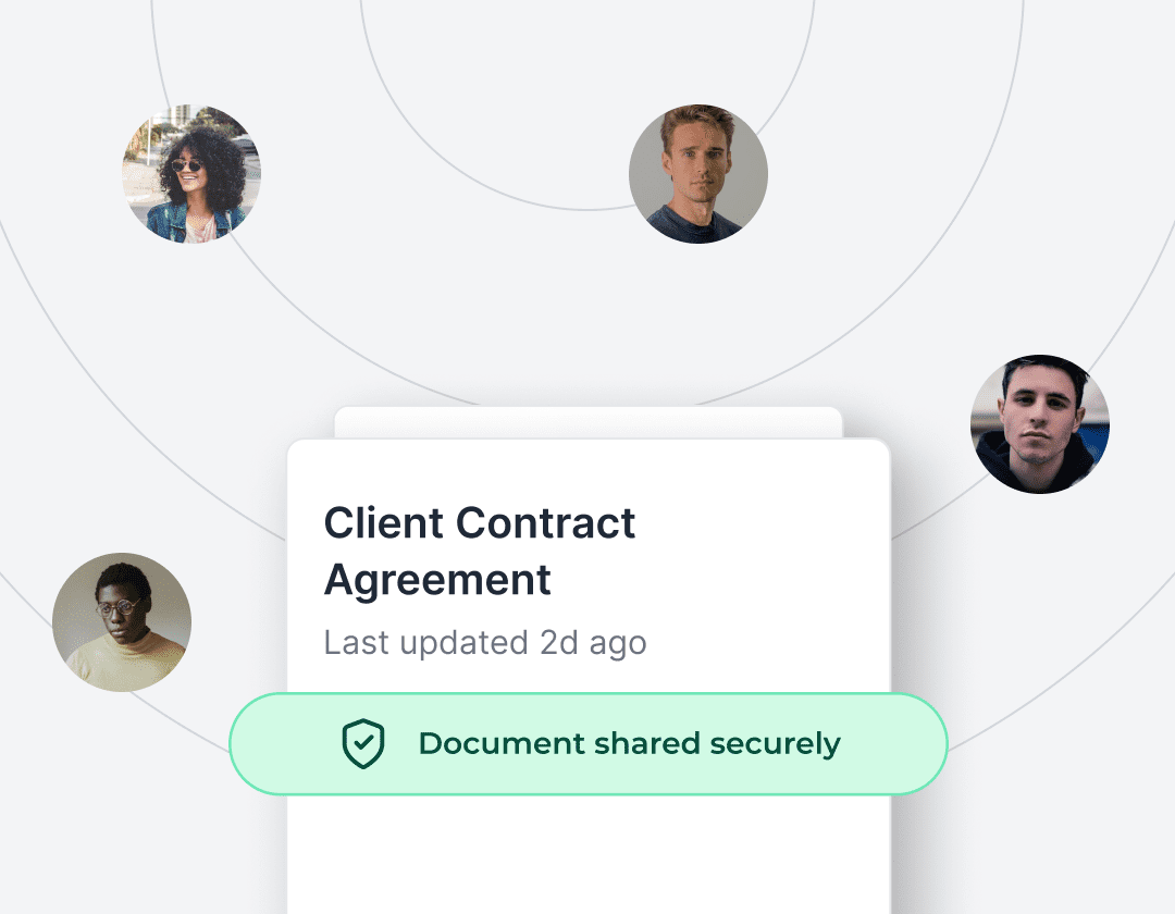 Secure document sharing
