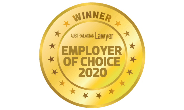 2020 Employer of Choice winner - Australasian Lawyer