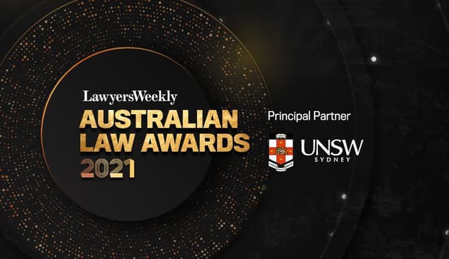 Lawyers Weekly Australian Law Awards 2021 - Finalist - Innovator of the Year
