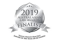 Australasian Law Awards - Young Private Practice Lawyer of the Year (30 or under) - Finalist