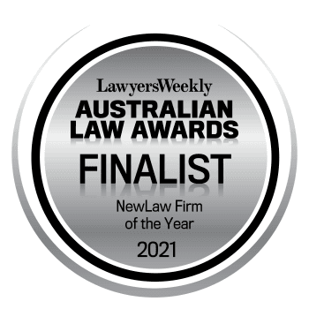 Lawyers Weekly Australian Law Awards 2021 - Finalist - NewLaw Firm of the Year