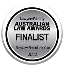 Lawyers Weekly Australian Law Awards 2022 - Finalist - NewLaw Firm of the Year